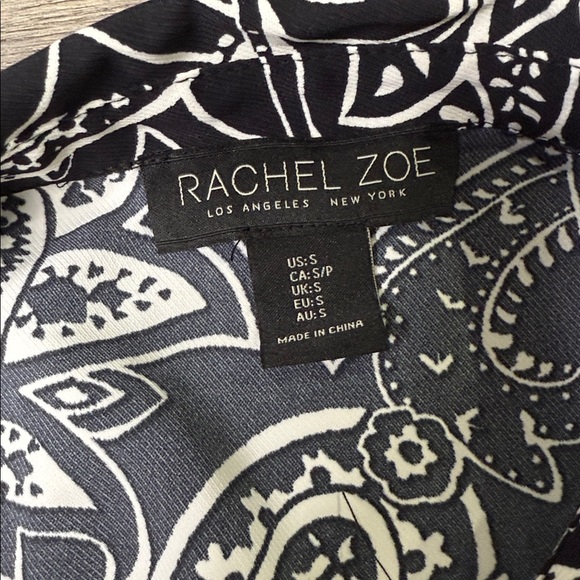 Rachel Zoe Monochrome Paisley Dress - Picture 5 of 7